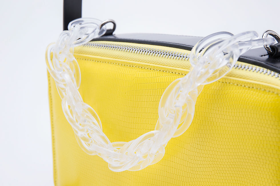 Thumbnail: TSUKI Cuboid Bag_Lemon Yellow