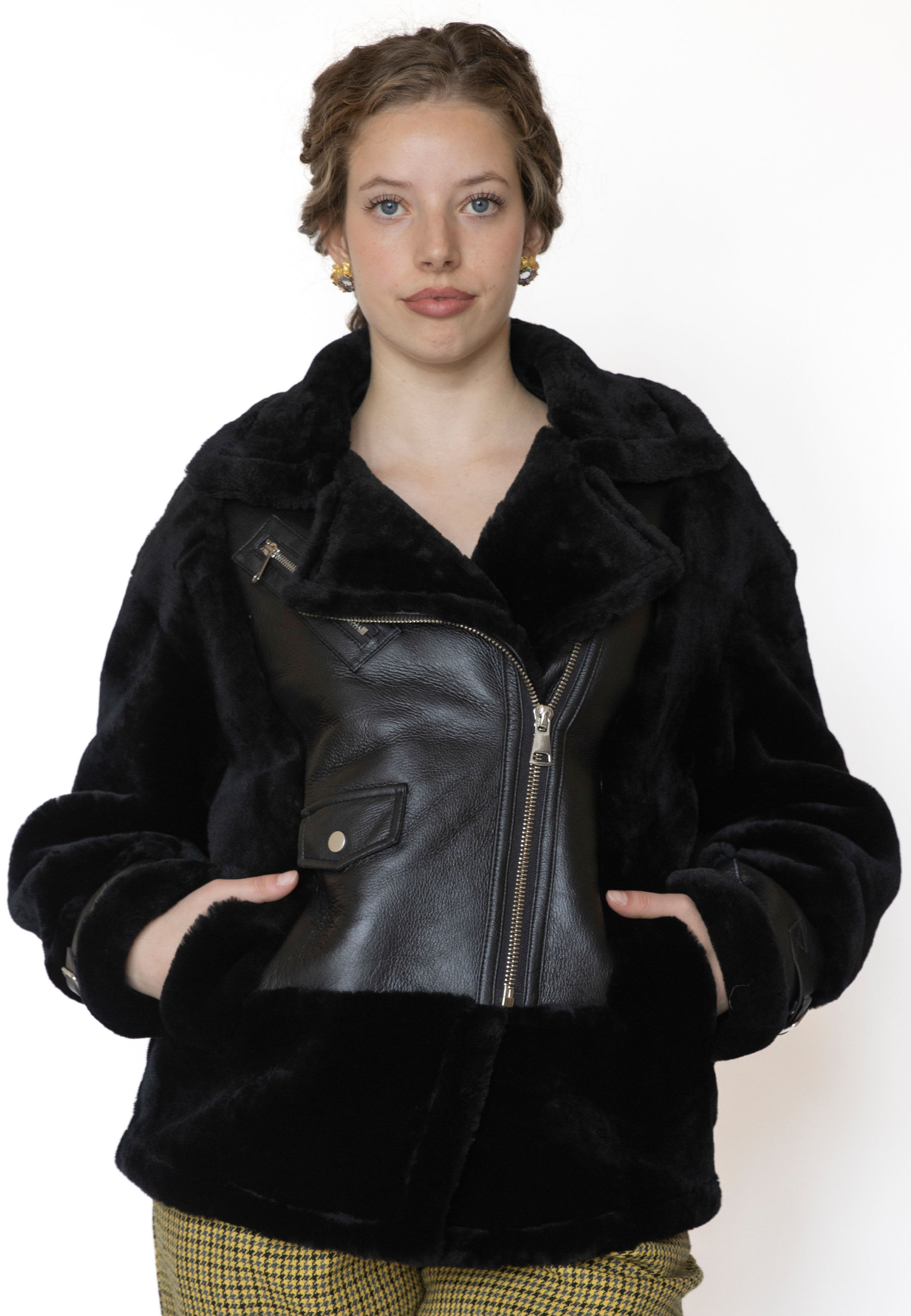 MAYU Lambskin Shearling Jacket
