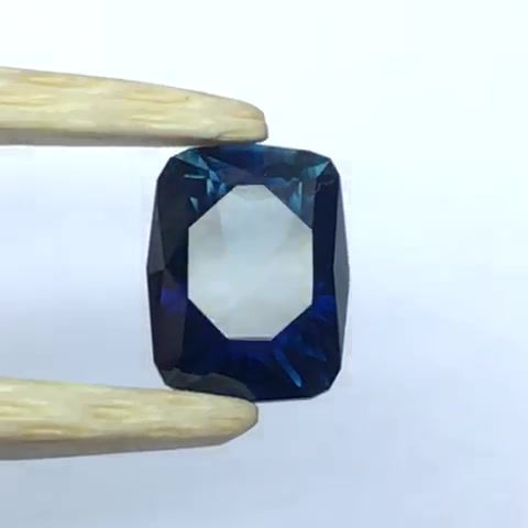 Thumbnail: Auvergne sapphire, rectangular cushion cut 1.90ct