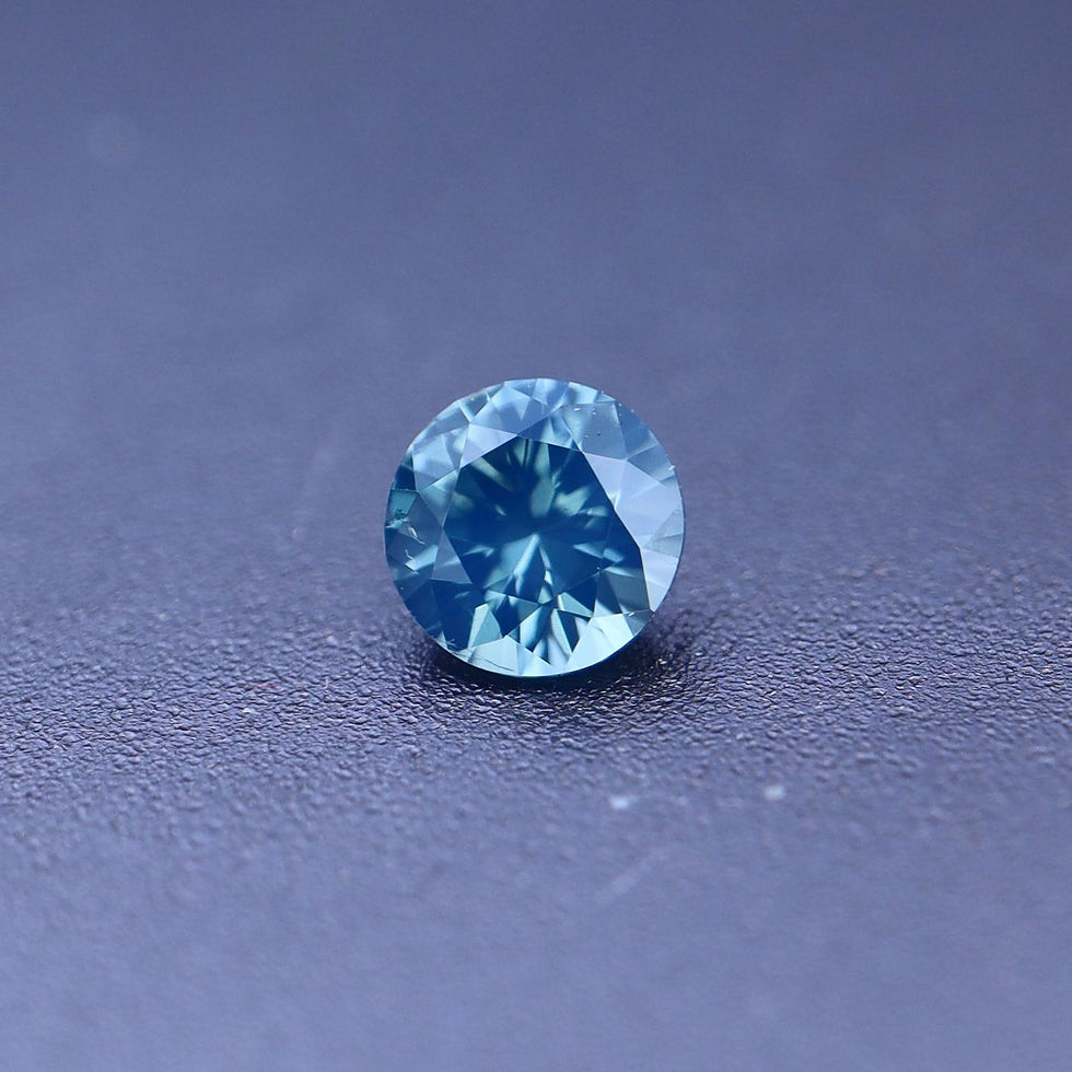 Miniature : Saphir d'Auvergne taille rond brillant 0.18ct