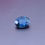 Miniature : Saphir d’Auvergne, taille ovale 0.85ct