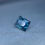 Miniature : Saphir d’Auvergne, taille rectangle 0.73ct