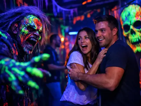 What Makes a Blacklight Haunted House Experience?