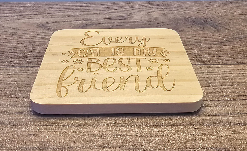 Personalised laser engraved gifts including wedding hangers , glassware, coasters, keyrings, bookmarks and wooden keepsakes