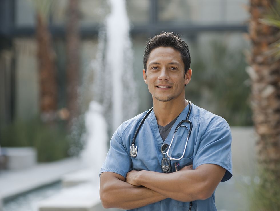 u9446416584_Male_hispanic_physician_hospital_outdoor_--ar_43__7fbea668-746d-4c90-a3a4-a985