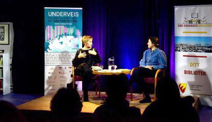 Gøhril Gabrielsen på Finnmark internasjonale Litteraturfestival 2021. Samtale med Lisa Finnøy Ugelvik.