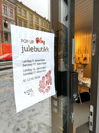 Dugg Popup som julebutikk