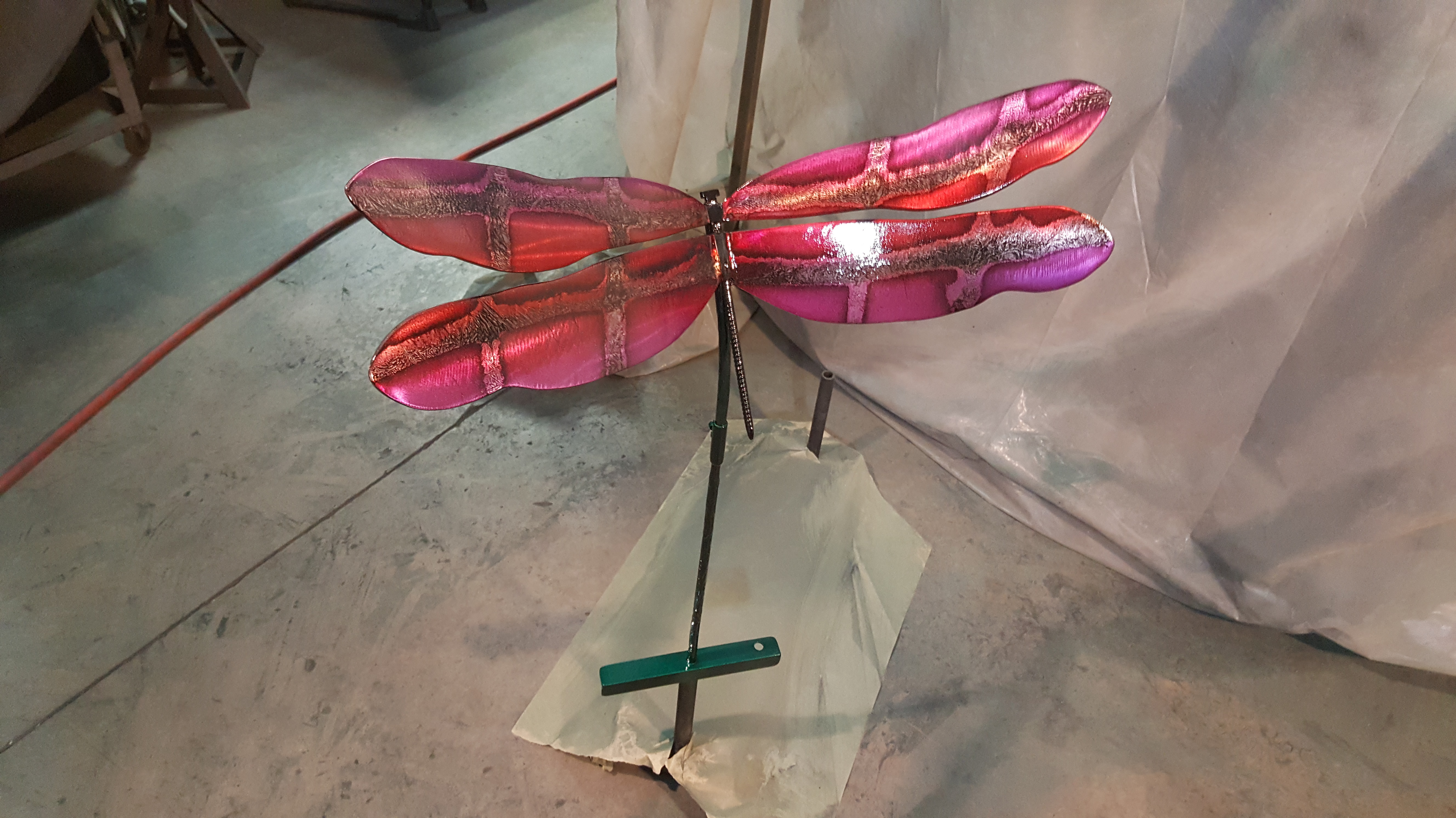 Garden Dragonfly in requested colors