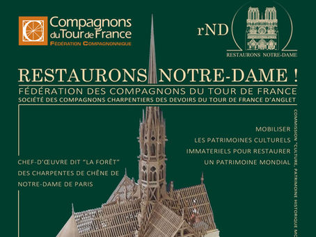« RESTAURONS NOTRE-DAME ! » exposition évènementielle au Salon International du Patrimoine Culturel