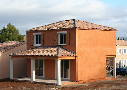 Maison à ossature bois Saint-Chinian Eric Chappert Pobi