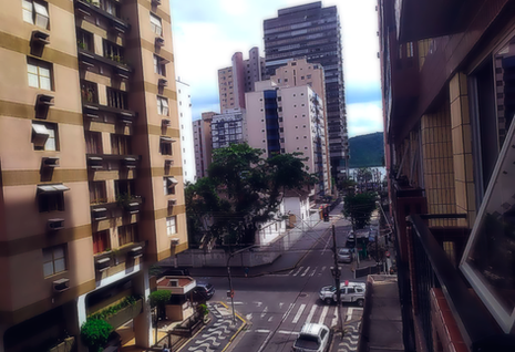 Vista da varanda da sala para a direita