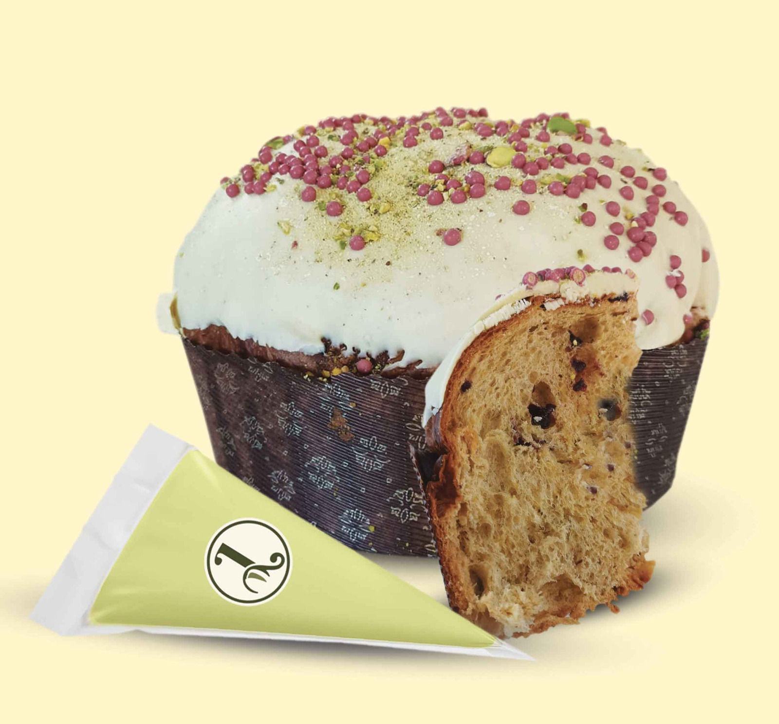 Panettone Frutti di Bosco e Cioccolato Bianco + sac a poche