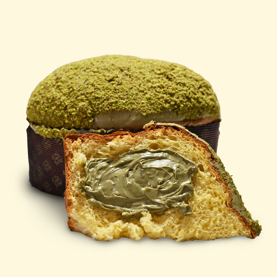 Panettone al pistacchio di Sicilia