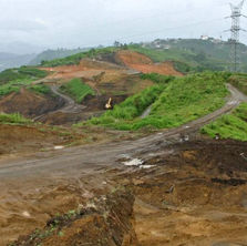 Primera visita de la Ministra de Transporte a los terrenos de Aerocafé