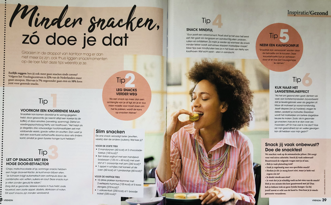 Artikel in tijdschrift Vriendin