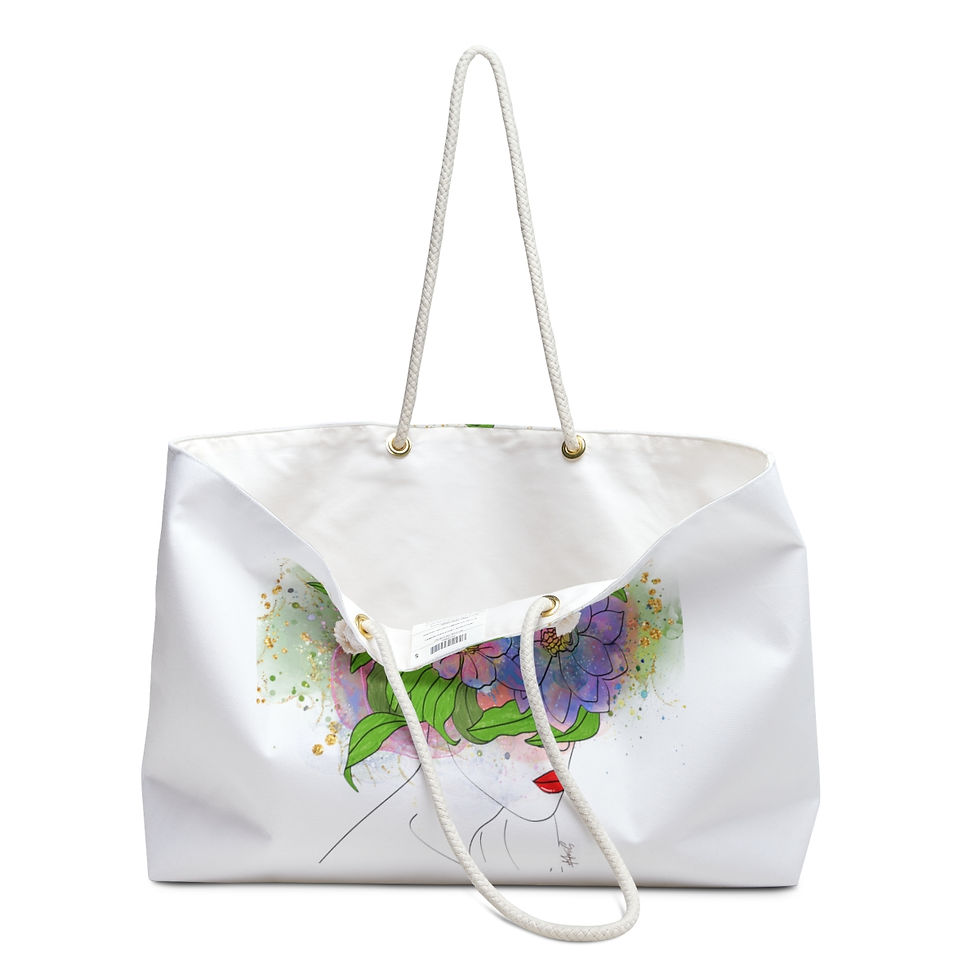 Thumbnail: "Floral Fantasy" Weekender Bag