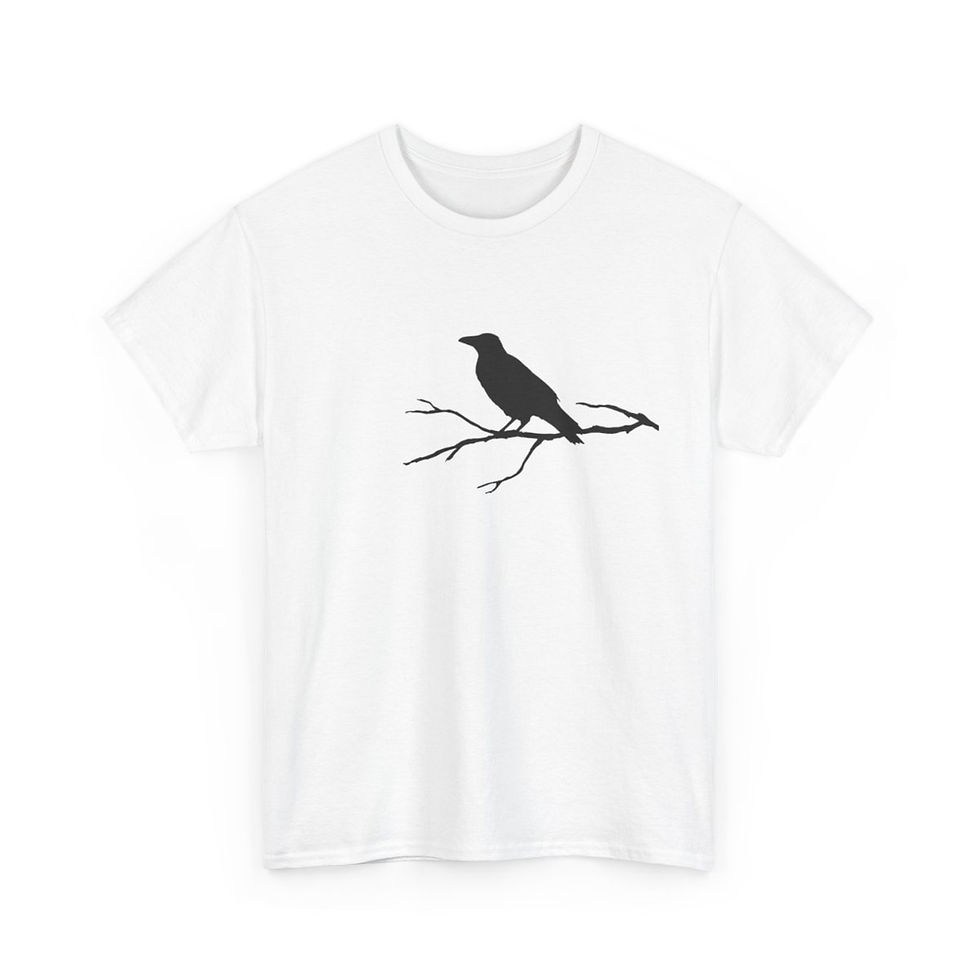 Thumbnail: Raven Tee for Edgar Allan Poe Fans
