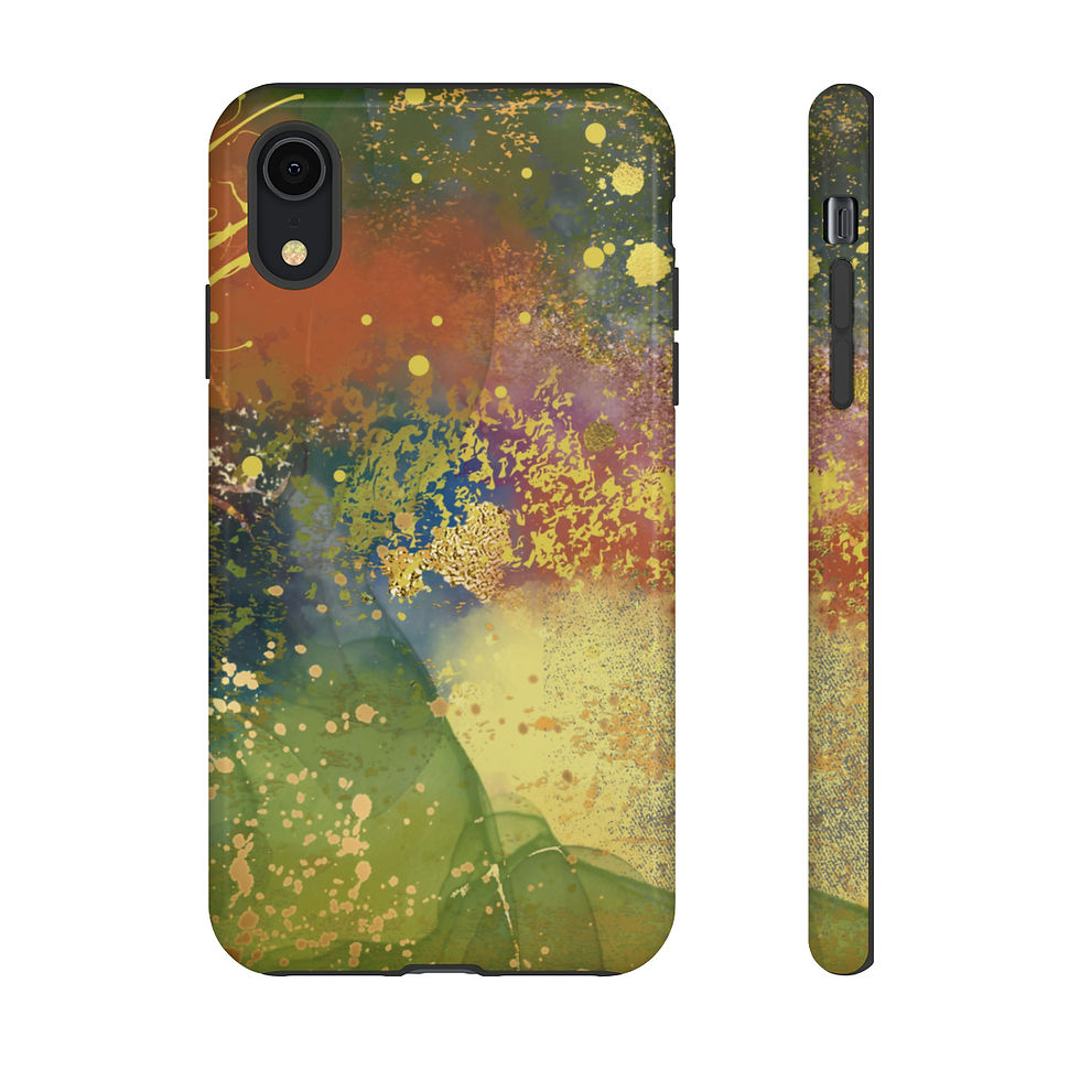 Thumbnail: Rust and Gold - Phone Case