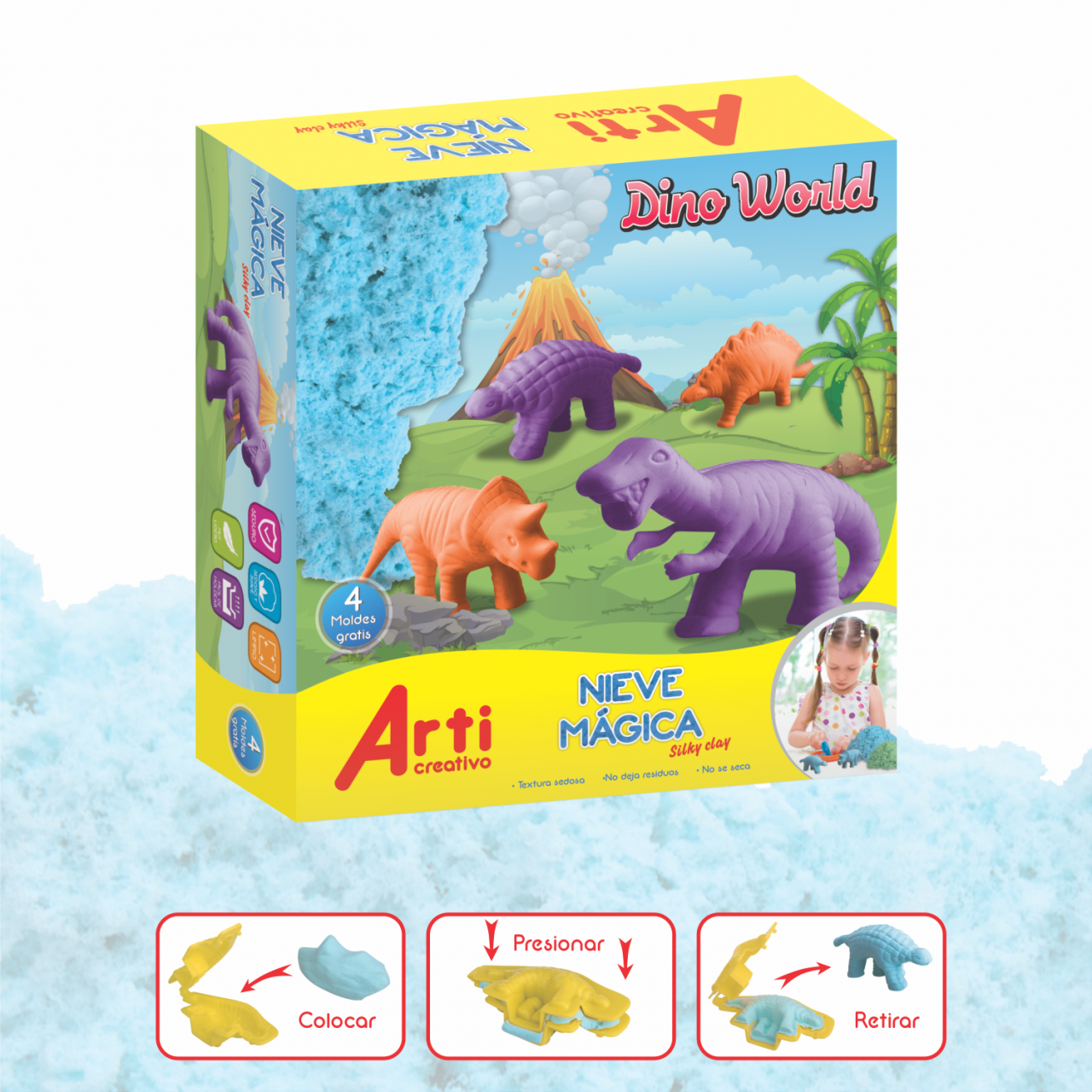 NIEVE MÁGICA  DINO WORD