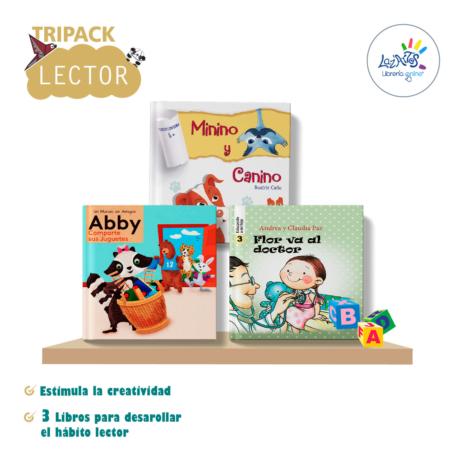 Tripack lector 2 a 4 años
