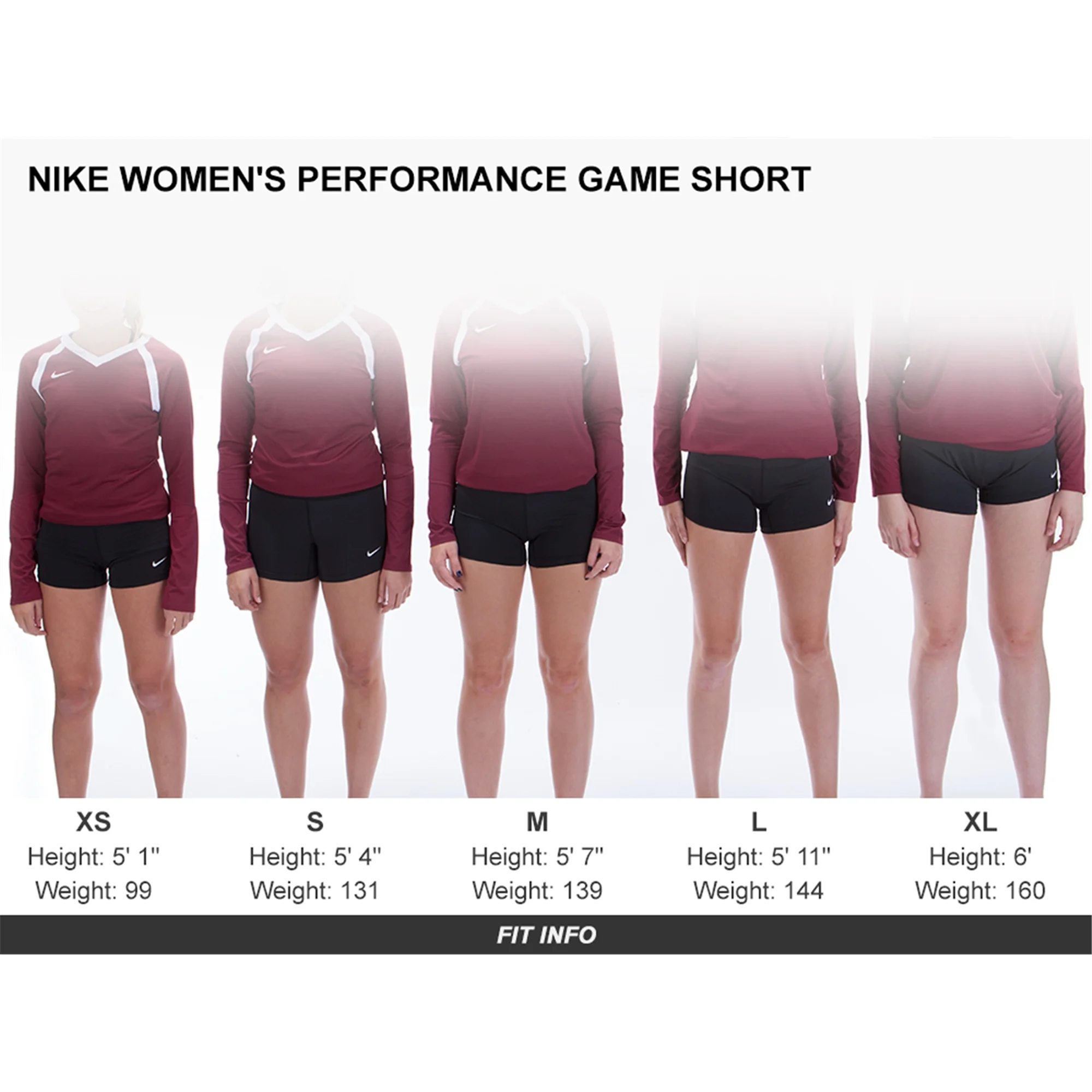 Nike Women's Performance Game Short ST7 Volleyball