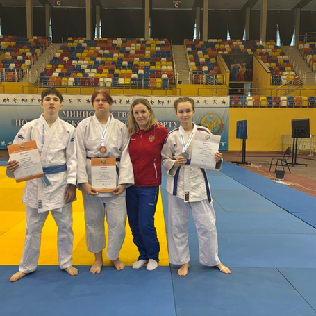 3 медали Чемпионата и Первенства России по дзюдо