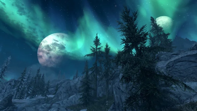 Skyrim at Night