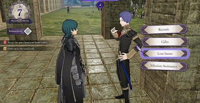 Returning Lost Items in Fire Emblem 3 Houses