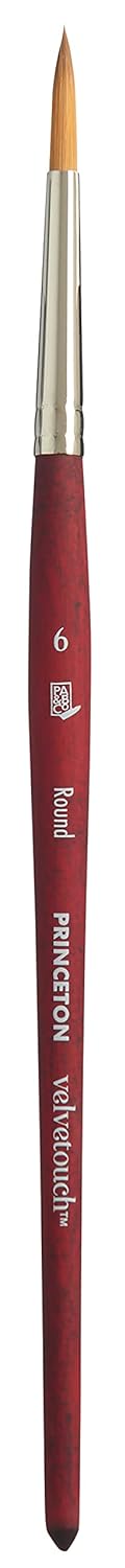 Princeton Velvetouch Round 6 Paint Brush
