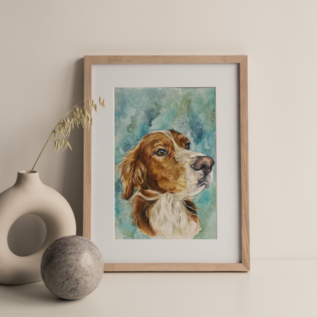 Harley Pet Portrait Commission