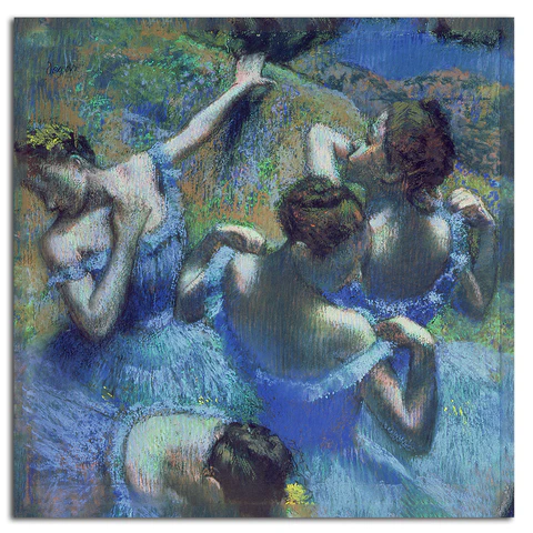 Edgar Degas, Blue Dancers, 1897