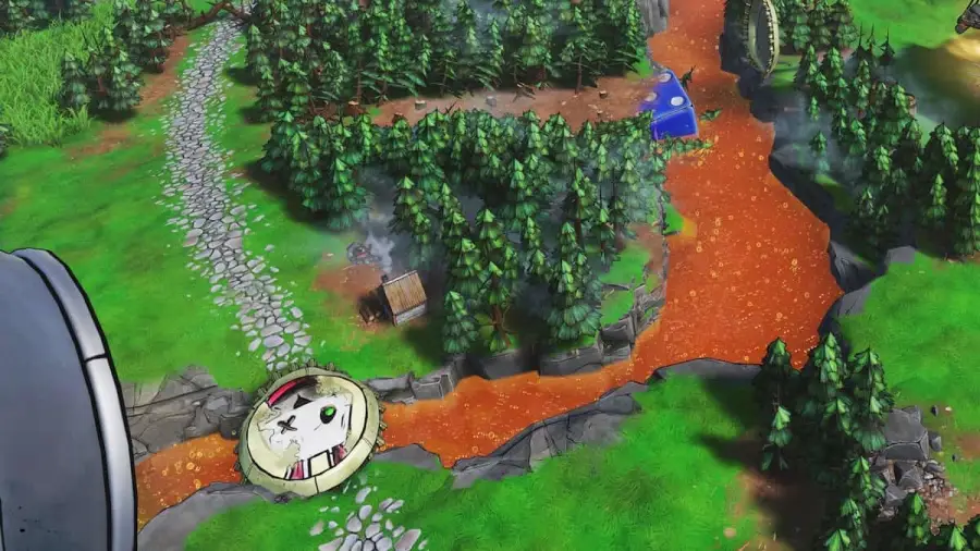 Board View of Tiny Tina's Wonderlands