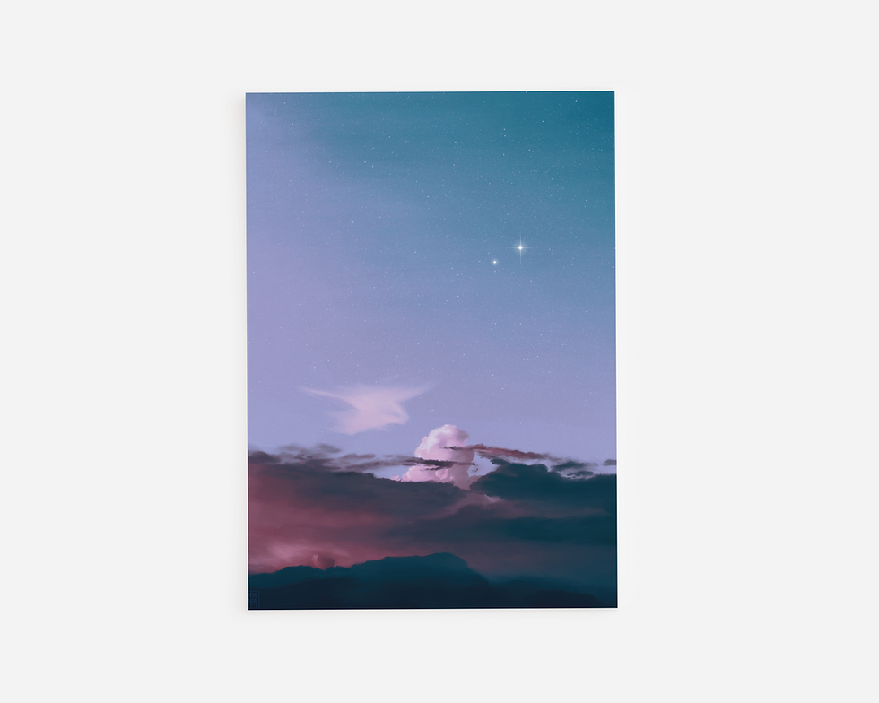 Thumbnail: Second Star to the Right Sunset Card