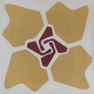 Mosaico de pasta Flor Roca