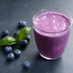 berry oat smoothie