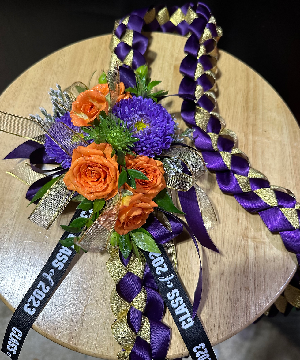 Thumbnail: Flower Leis or Flower Ribbon Leis