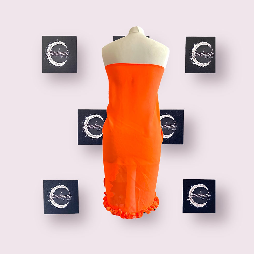 Thumbnail: Neon Orange Long Ruffle Sarong