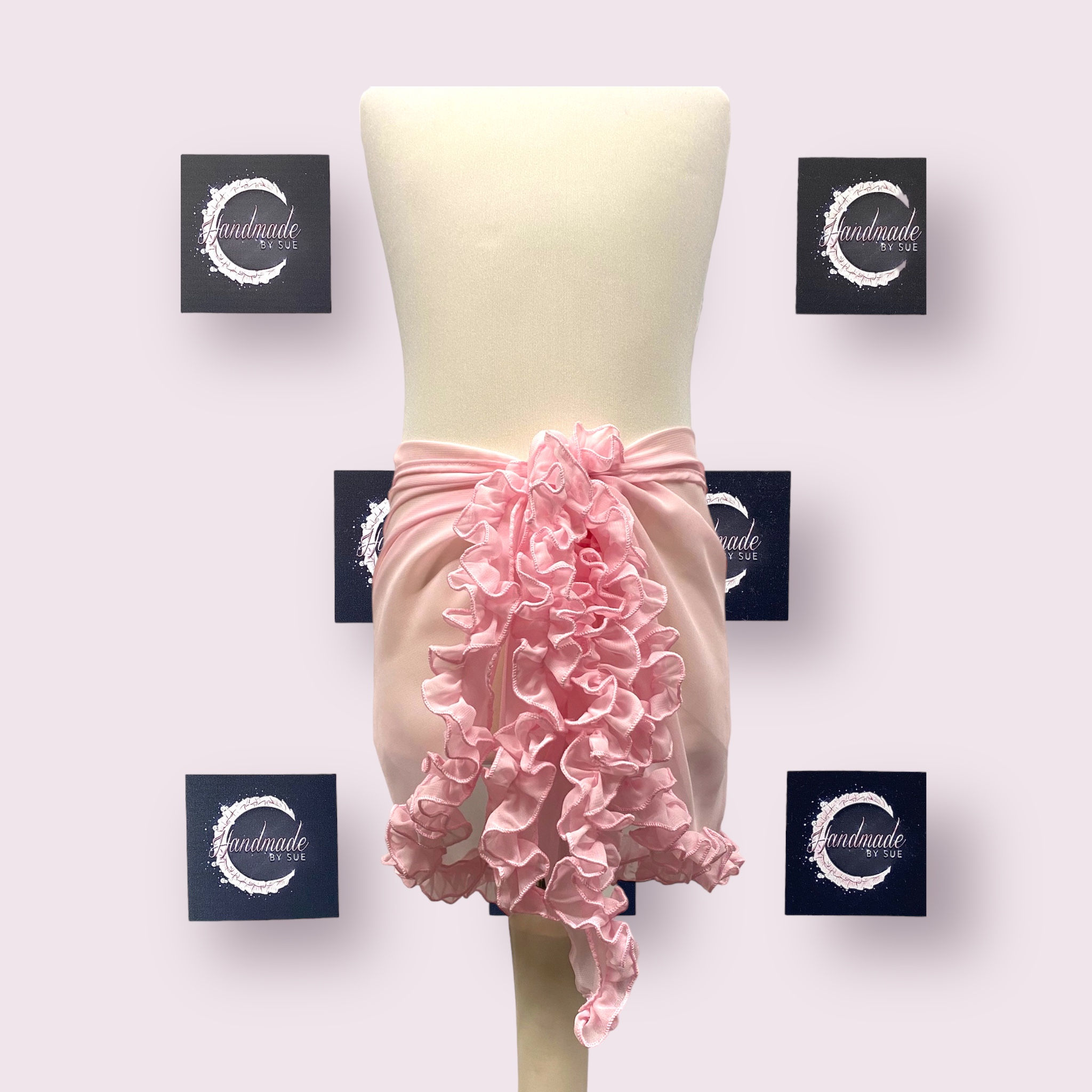 Baby Pink Children's Ruffle Sarong