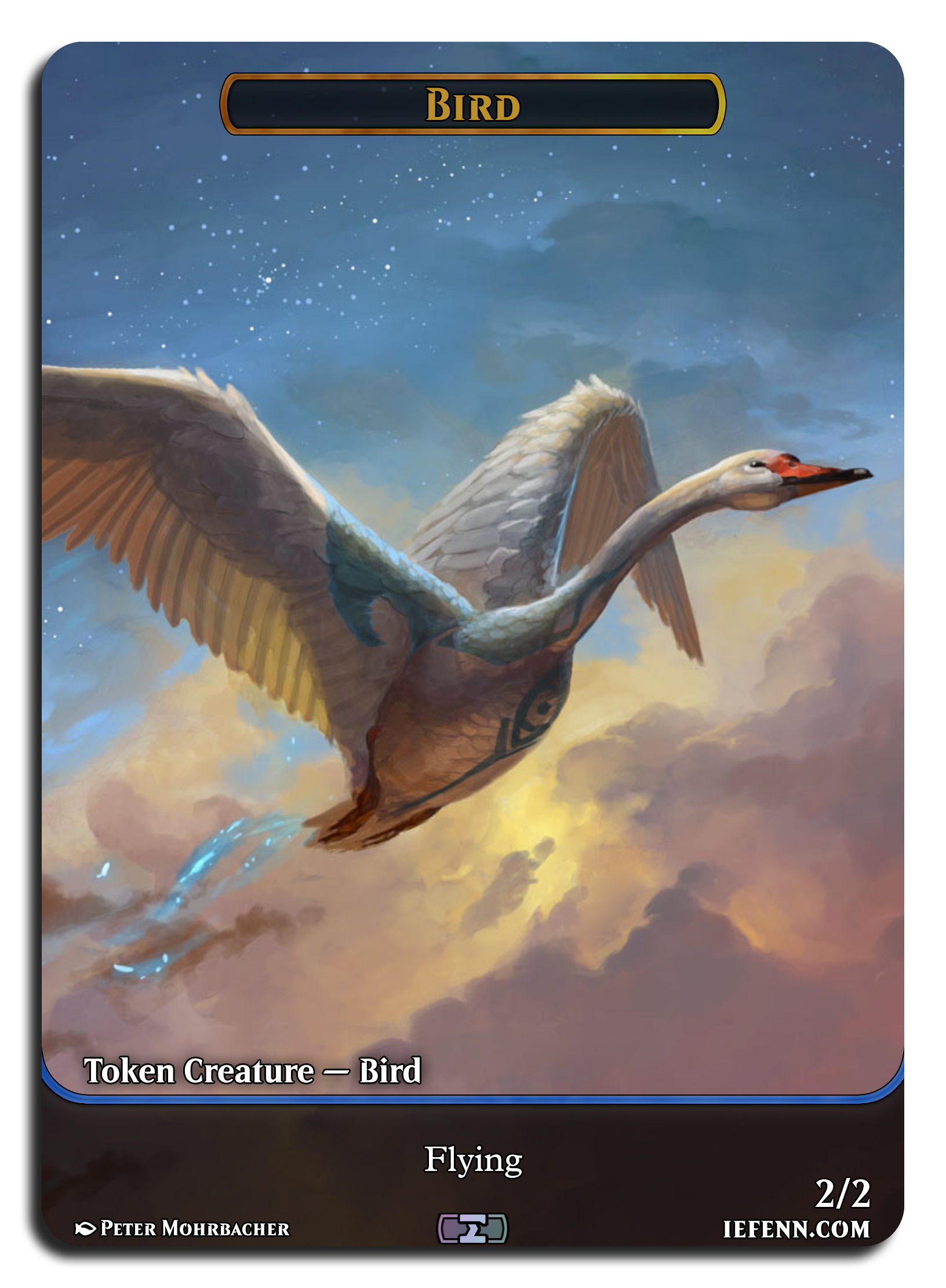 Bird Token (Blue)
