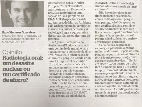 Radiologia oral: um desastre nuclear ou um certificado de aforro?
