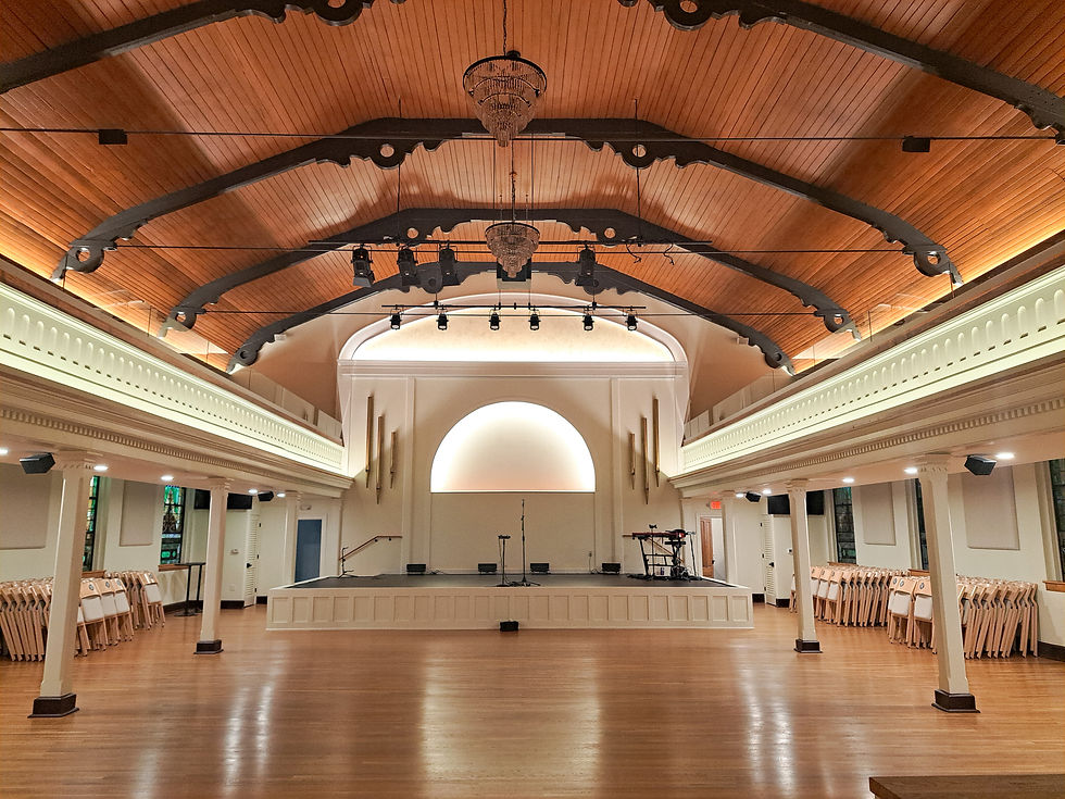 The Point Church Ridge Street Campus Interior design in Charlottesville