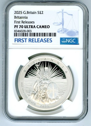 最高鑑定 2025年 イギリス 銀貨 NGC PF70 ULTRA CAMEO 最高鑑定 2025年 イギリス 銀貨 NGC PF70 ULTRA CAMEO 2025年 イギリス
