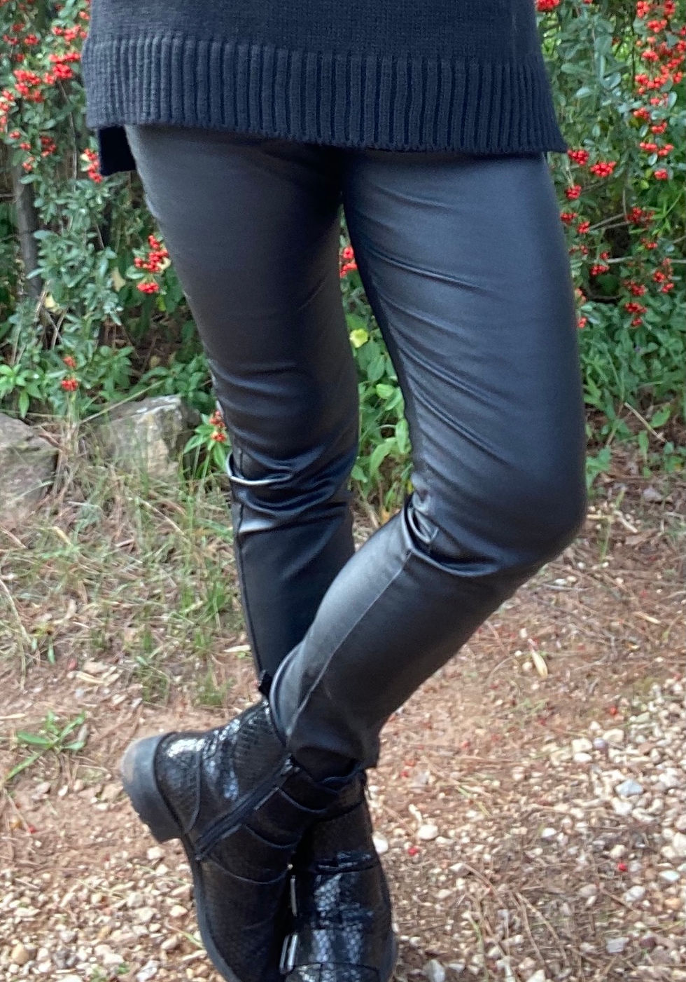 Miniature : Pantalon shine noir 