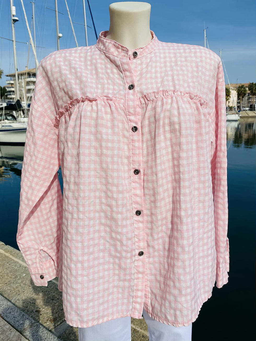 Miniature : Chemise Vichy rose 