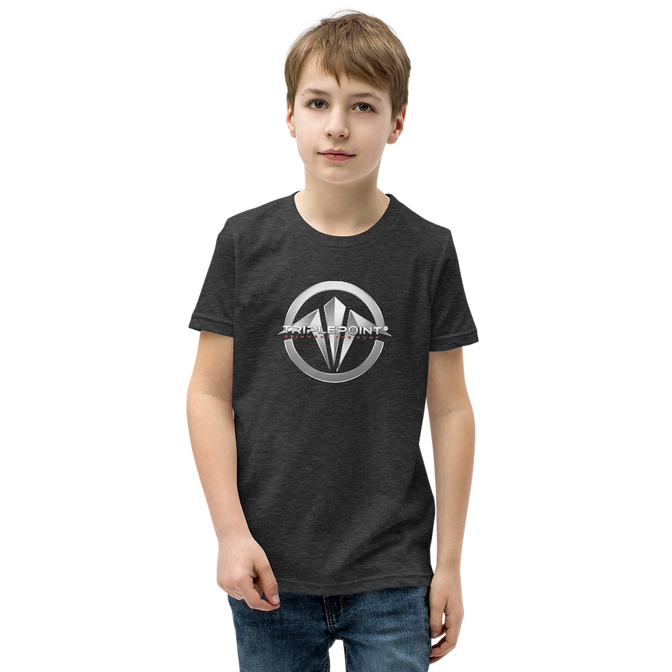 Thumbnail: Youth T-Shirt TriplePoint Outdoors Silver Logo