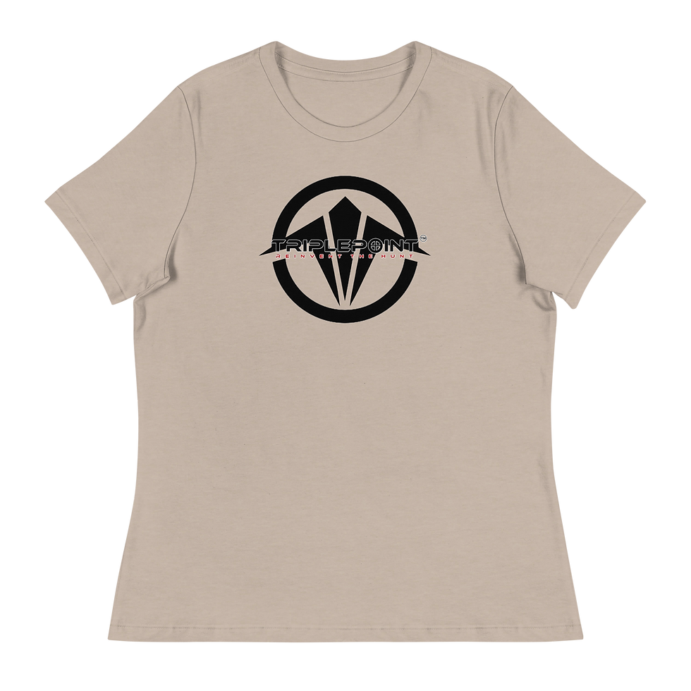 Thumbnail: Women's Relaxed T-Shirt TriplePoint Black Logo