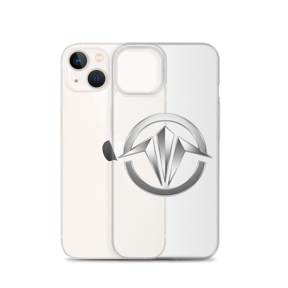 Thumbnail: Clear Case for iPhone® TPO Silver Logo