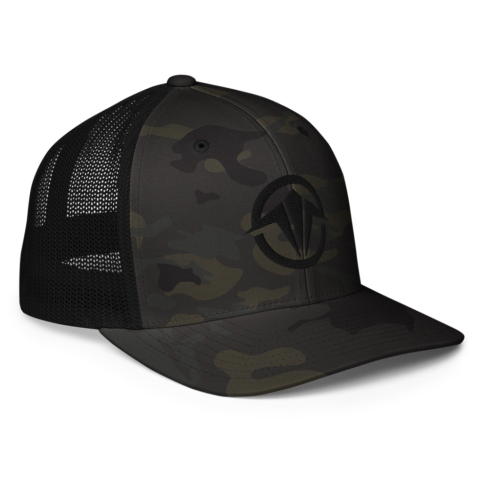 Thumbnail: Flex Fit Trucker Cap TPO Black Logo
