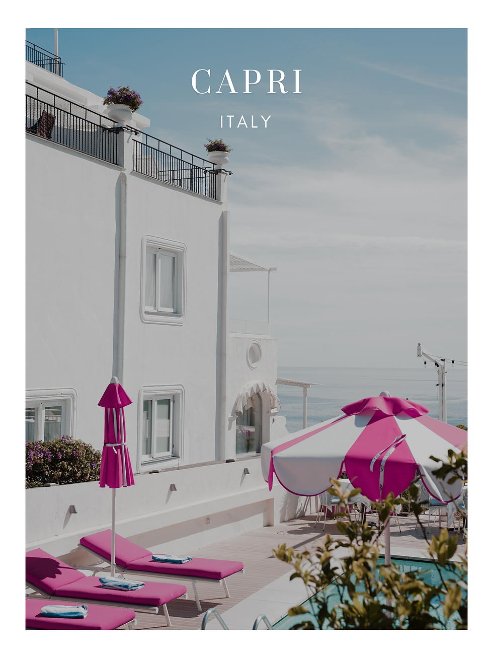 Thumbnail: Capri, Pink Umbrellas - Italy