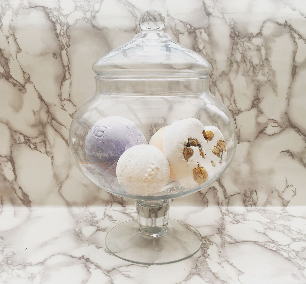 Yanika Cordina Bath Bombs Storage Jar Apothecary